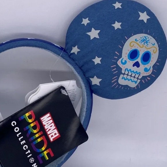 Disney Parks Rainbow Captain America Marvel Ears Headband Collection - NEW - Picture 6 of 9